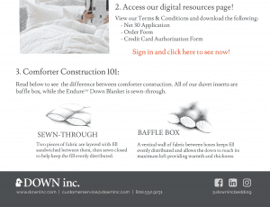 Down inc AUGUST - Sales Rep Newsletter