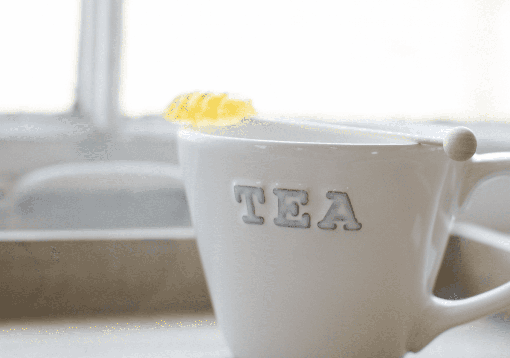 better sleep tips - tea time before bed