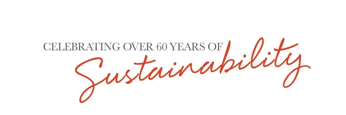 Celebrating over 60 years of Sustainability Celebrating over 60 years of Sustainability
