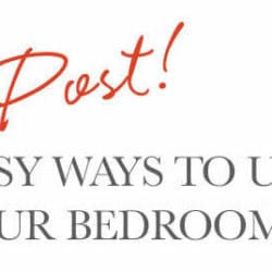 6 Easy ways to upgrade your bedroom